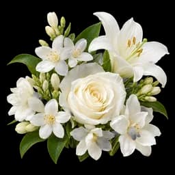 flores blancas